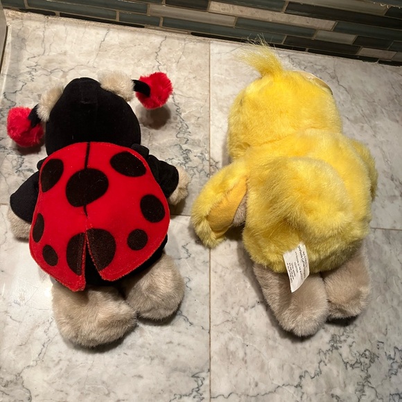 Two New 1999 & 2001 Starbucks Bearista Bears Yellow Ducky & Lady Bug Bear NWT - Picture 3 of 4
